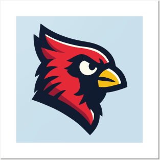 Cardinal Mascot Baseball T-Shirt for Fans! Posters and Art